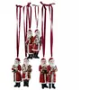 LOBERON Lot de 6 Pères Noël Corvin, rouge (3 x 4 x 11cm)