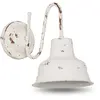 LOBERON Applique Sidney, blanc vieilli (29 x 17 x 25cm)