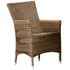 LOBERON Fauteuil Casper, marron (65 x 62 x 86cm)