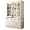 LOBERON Buffet Morningside, blanc vieilli (45 x 150 x 210cm)