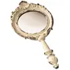 LOBERON Miroir portatif Empuré, crème (2 x 11.5 x 23.5cm)