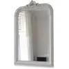 LOBERON Miroir Aubais, blanc vieilli (5 x 74 x 112cm)
