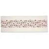 LOBERON Chemin de table Vestré, blanc/rouge (150 x 50cm)