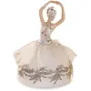 LOBERON Boîte à musique Malinka, blanc vieilli/doré vieilli (15.5cm)