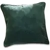 Loberon Housse de Coussin Gany - H/L env. 40 40 cm - Velours de Coton - Vert