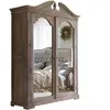 LOBERON Armoire Somerset, marron vieilli (58 x 120 x 200cm)