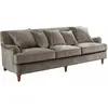 LOBERON Canapé Isa, gris (95 x 224 x 80cm)