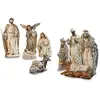 LOBERON Lot de 9 figurines Liré, crème (13.5 x 14 x 29cm)