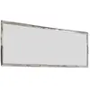 LOBERON Miroir Kaplin, argenté (3 x 140 x 60cm)