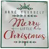 LOBERON Décoration murale Merry Merry, blanc (0.5 x 30.5 x 30.5cm)