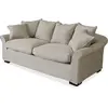 LOBERON Canapé Long Beach, lin (98.5 x 204 x 79.5cm)