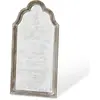 LOBERON Miroir Libasse, gris vieilli (2 x 40 x 80cm)