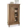 LOBERON Armoire Bortoni, marron (43 x 80 x 150cm)