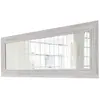 LOBERON Miroir Milanu, blanc vieilli (2 x 60 x 160cm)