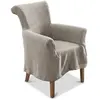 LOBERON Chaise Amherst, gris (65 x 63 x 89cm)