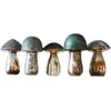 LOBERON Lot de 5 champignons décoratifs Grana, multicolore (14cm)
