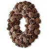 LOBERON Couronne Mellor, marron (10cm)