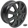 Jante alu 15 pouces MAGMA Interio 4x100 6J ET38, Farbe Schwarz Matt