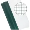 Estexo Fil de fer pour volière 4 angles 1x25 m cage 12x12 mm grillage pour clôture vert