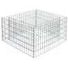 Jardinière en gabion à pierres en métal galvanisé 270 x 90 x 50 cm