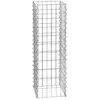 Estexo Gabion à pierres colonne en métal galvanisé hauteur 50 / 100 / 150 / 200 cm 1,00 m