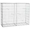 Estexo Gabion à pierres en métal galvanisé 100x80x30 cm