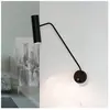 Licht-erlebnisse - Applique d'intérieur eye noire avec bras flexible a...