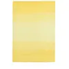 Tapis dégradé de couleur en laine jaune 160x230 cm