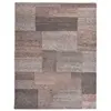 THEKO Tapis moderne noué main en laine bois de rose 60x90 cm