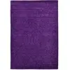 THEKO Tapis salon - tissé main - 100% laine naturelle - violet 040x060 cm