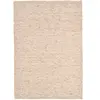 THEKO Tapis tissé main en laine vierge - Beige foncé 120x180 cm
