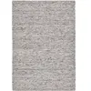 THEKO Tapis tissé à la main en laine naturelle gris 160x230
