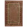 THEKO Tapis à bordure classique en polyester rouge multicolore 40x60 cm