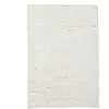 Tapis tissé à la main en laine naturelle blanc 250x350