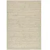 Tapis chiné tissé à la main gris et beige 140x200 cm