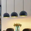 Lindby suspension Tarjei, longueur 120cm, noir/or, métal