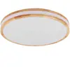 Lindby Led Plafonnier à intensité variable 'Emiva' en bois pour salon & salle à manger