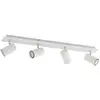 Spot pour plafond Joffrey de Lindby, 80 cm, blanc, à 4 lampes, GU10