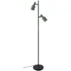 LINDBY Lampadaire 'Ovelia' en métal pour salon & salle à manger