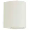 Prios applique d'extérieur Tetje, blanc, rond, 10 cm