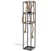 Lucande - Lampadaire 'Vlados' en métal pour salon & salle à manger