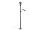LINDBY Lampadaire 'Irmino' en métal pour salon & salle à manger