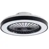 Lindby Ventilateur de plafond LED Teleo, Ø48 cm, noir, DC, Tuya