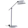 Lindby lampe de table LED Thies, gris, ABS, hauteur 78cm, intensité va...