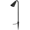 Lindby lampe sur piquet Sorvete, noir, métal, hauteur 62 cm