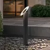Arcchio, borne lumineuse LED Tovio, anthracite, Ø24cm