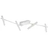 Spot LED Eldrin de Lindby, blanc, à 4 lampes, réglette lumineuse