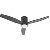 Lucande Ventilateur de plafond LED Sorin, noir, DC, silencieux