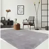 Tapis lavable et antidérapant, uni, gris, 80 x 300 cm