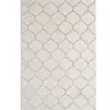 Tapis brillant style salon, beige, 80 x 150 cm